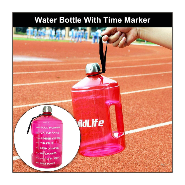 Water Bottle With Time Marker