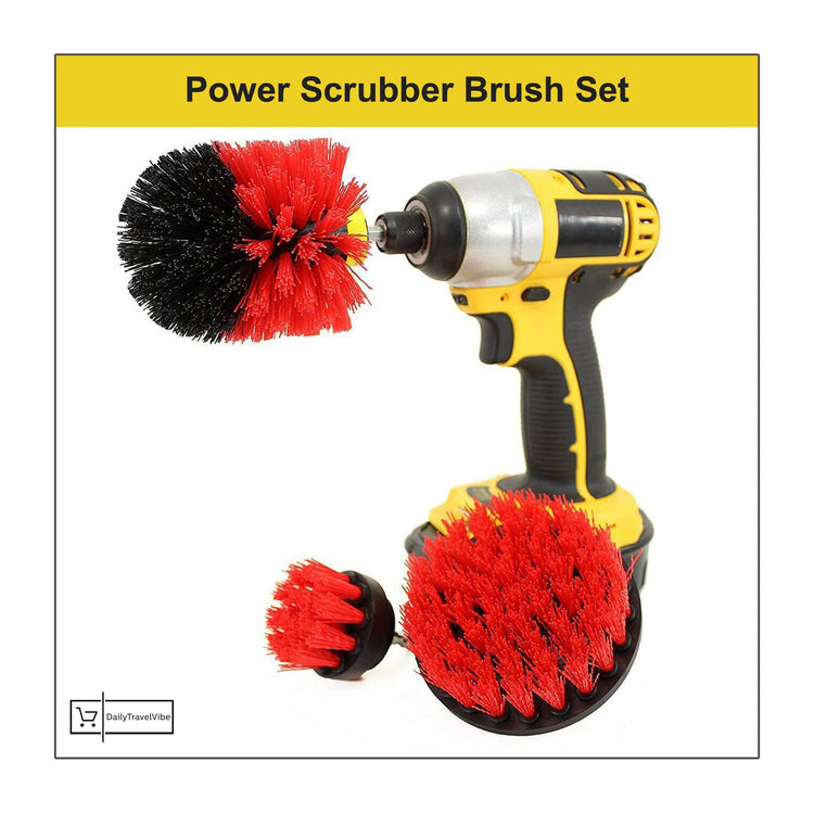 Power Scrubber Brush Set