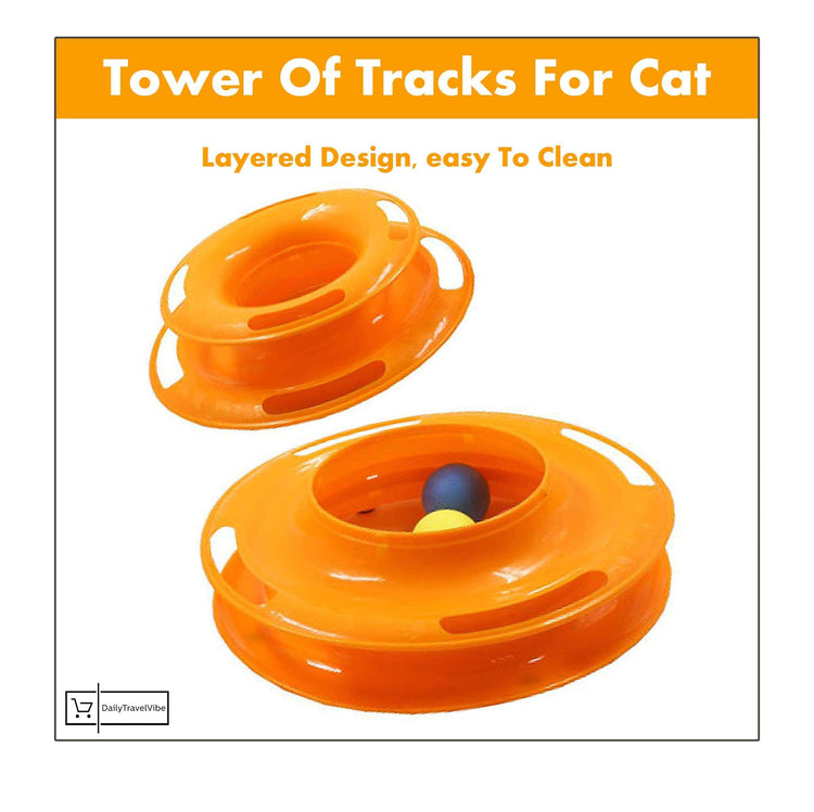 Tower Of Tracks For Cat