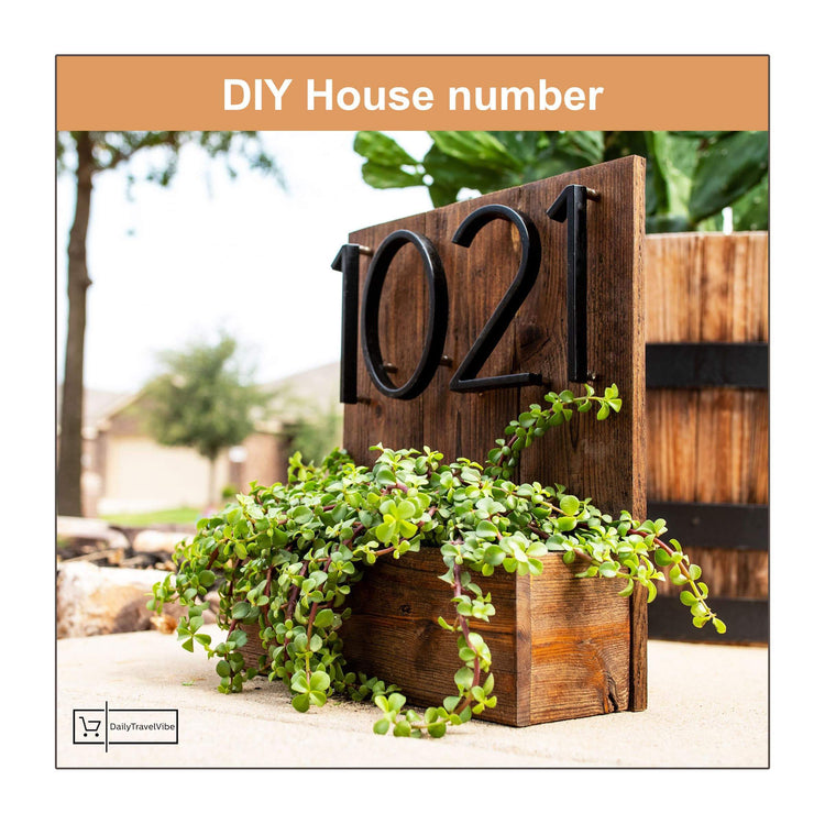 DIY House number