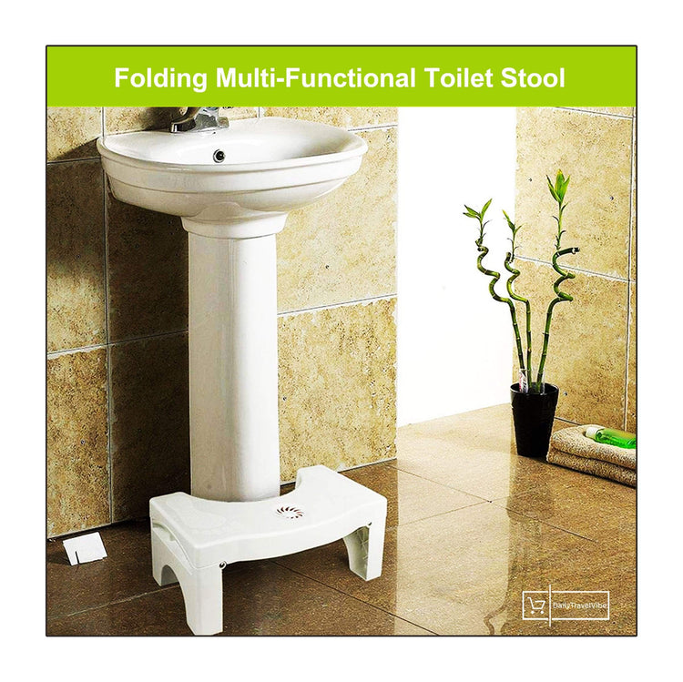 Folding Multi-Functional Toilet Stool