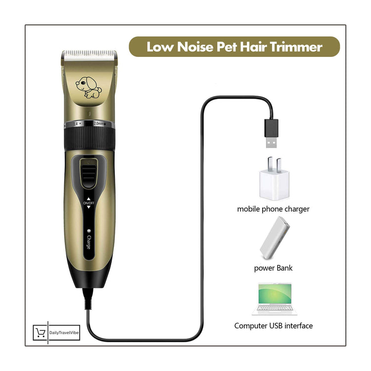 Low Noise Pet Hair Trimmer