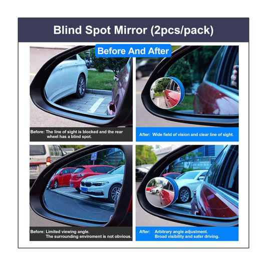 Blind Spot Mirror (2pcs/pack)