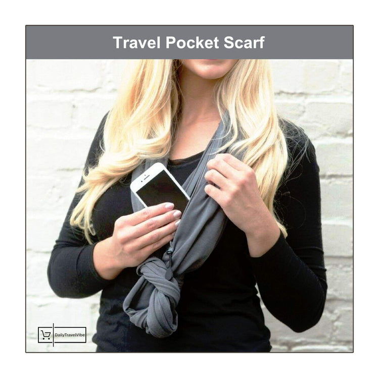 Travel Pocket Scarf