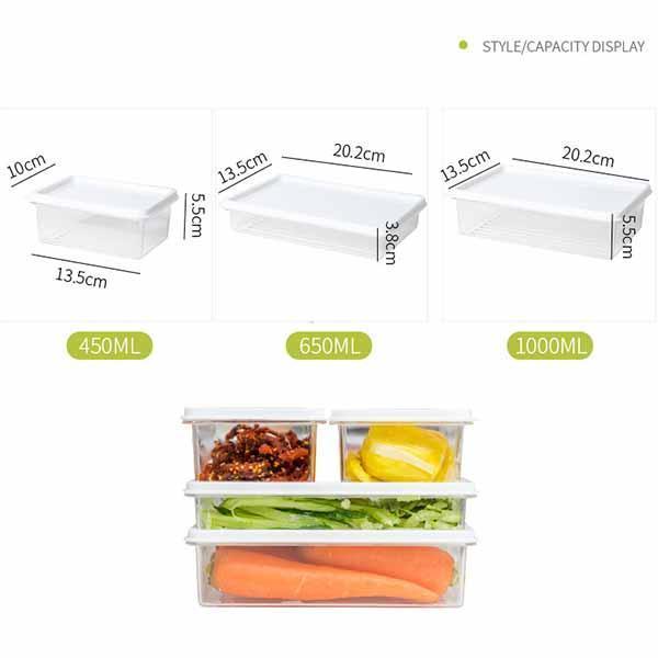 Refrigerator storage box (2PC)