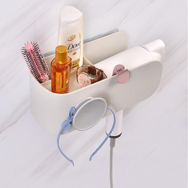 Wall Mount Hair Dryer Rack