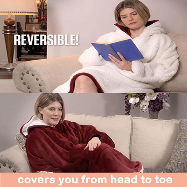 Oversized Blanket Sweatshirt For Adults & Children