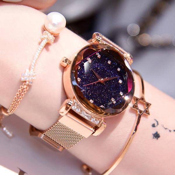 Women Starry Sky Watch