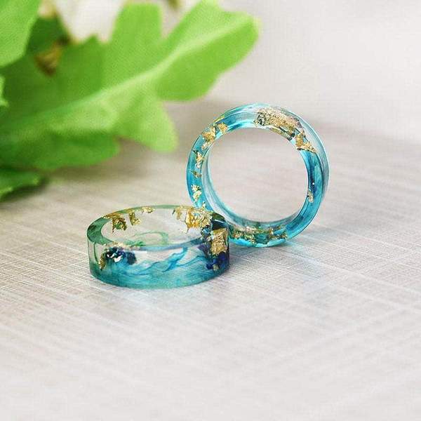 Handmade Ocean Blue Rings