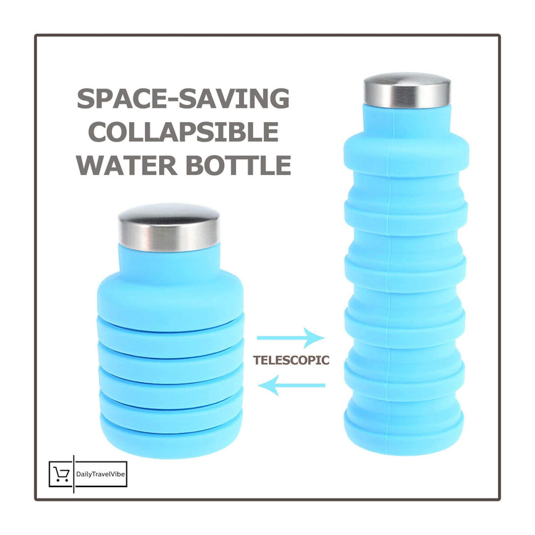 Space-Saving Collapsible Water Bottle