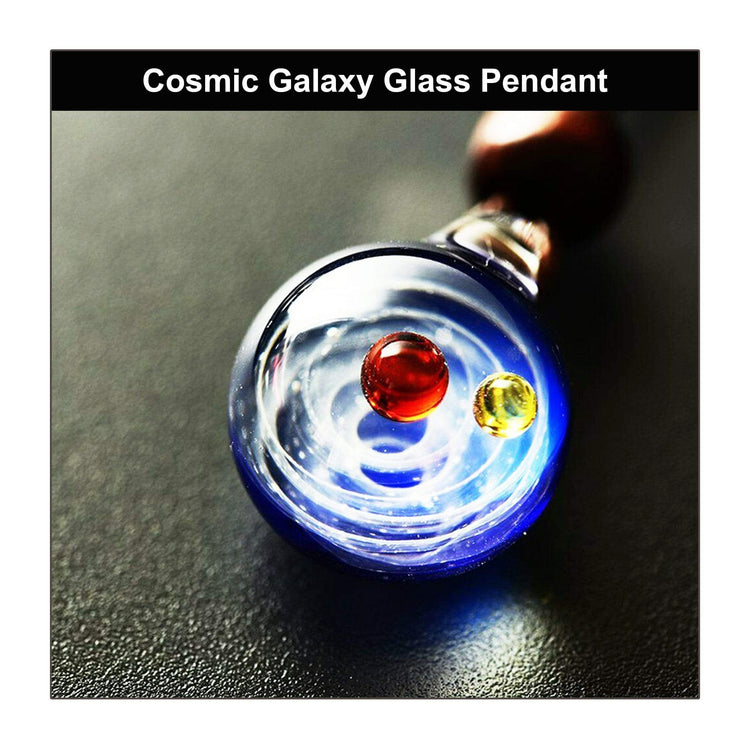 Cosmic Galaxy Glass Pendant