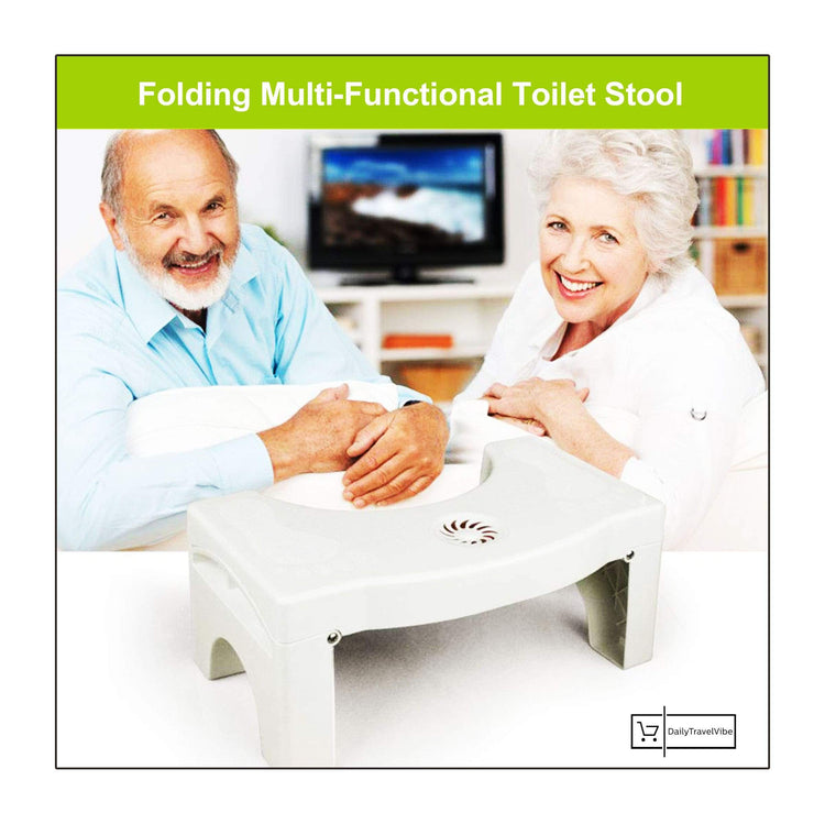 Folding Multi-Functional Toilet Stool