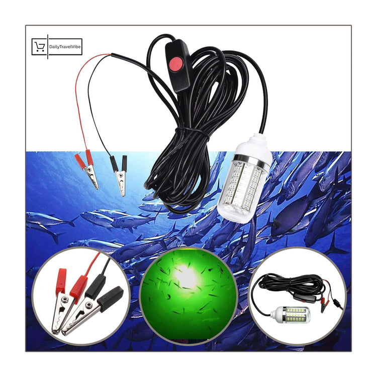 Underwater Green LED Fishing Fish Light