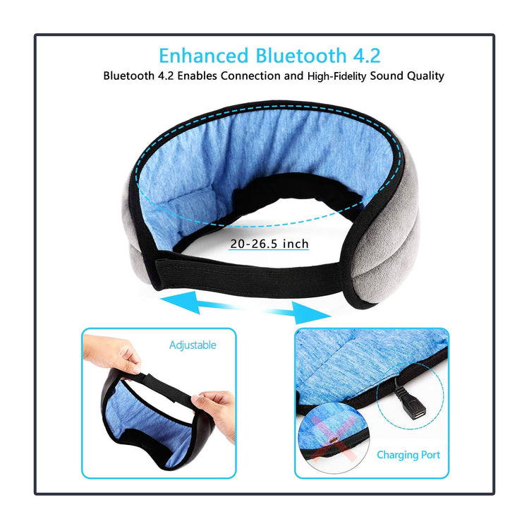 Bluetooth Sleeping Eye Mask Headset