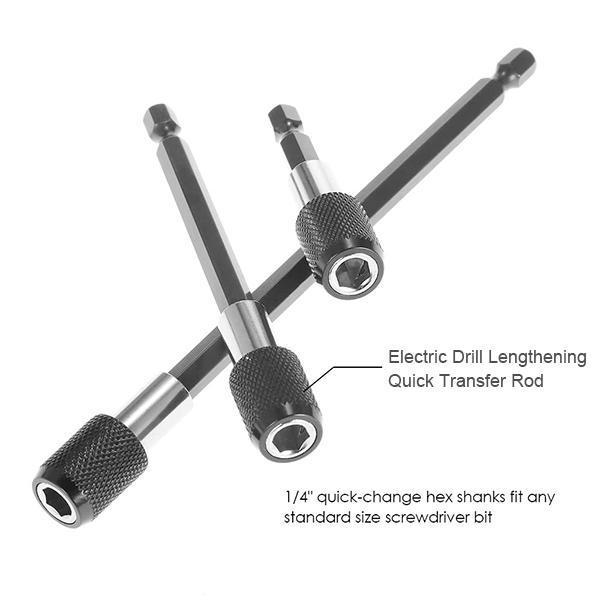 Mintiml Electric Drill Lengthening Quick Transfer Rod