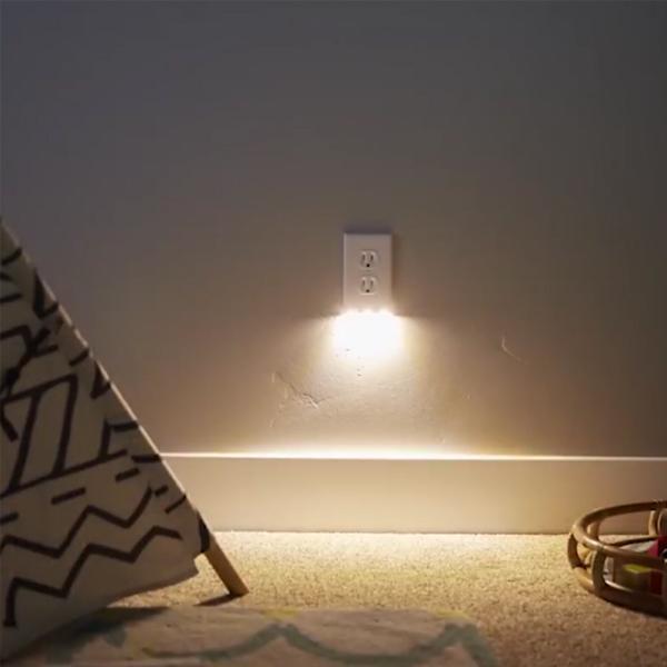 Plug Cover with LED Sensor Night Light