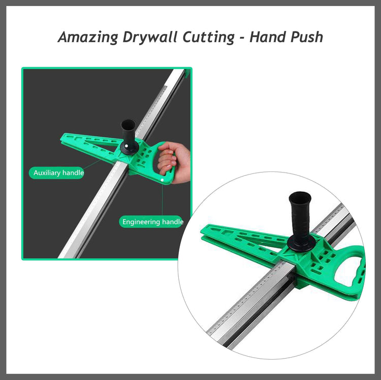 Amazing Drywall Cutting - Hand Push