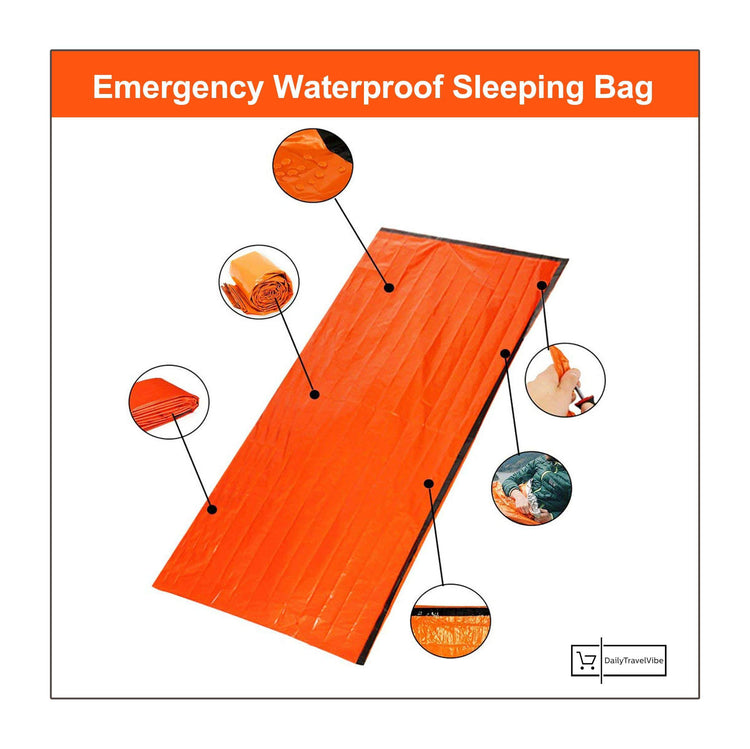 5x Emergency Waterproof Sleeping Bag