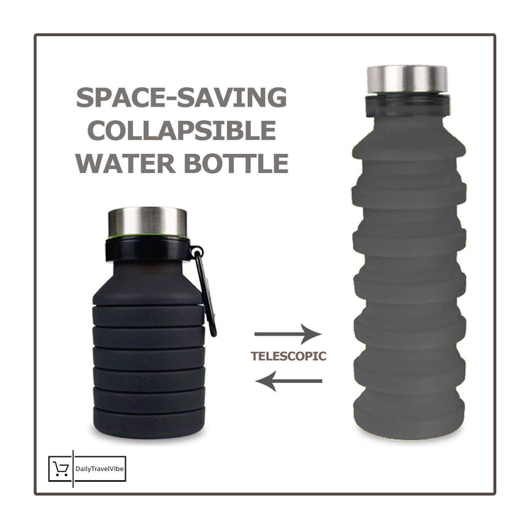 Space-Saving Collapsible Water Bottle