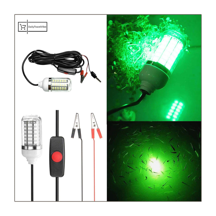 Underwater Green LED Fishing Fish Light