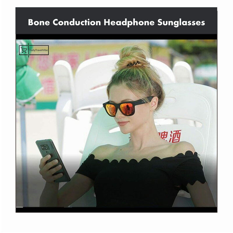 Bone Conduction Headphone Sunglasses