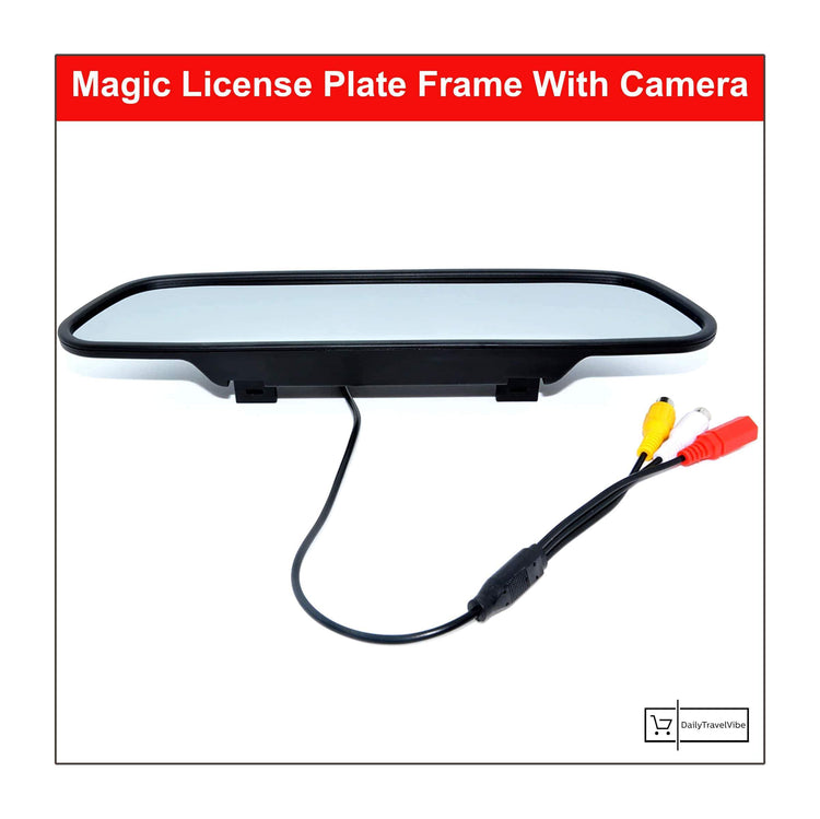 Magic License Plate Frame With Camera