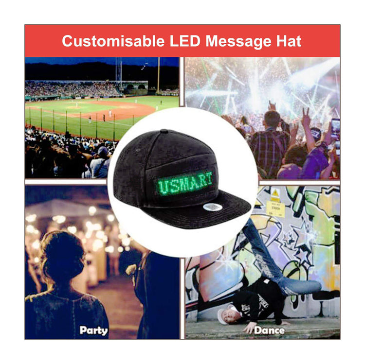 Customisable LED Message Hat