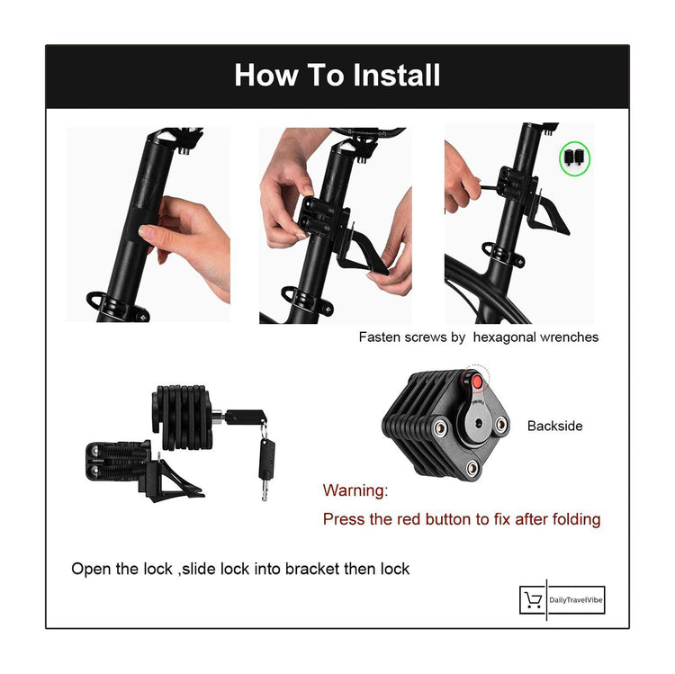 Indestructible Anti Theft Bike Lock