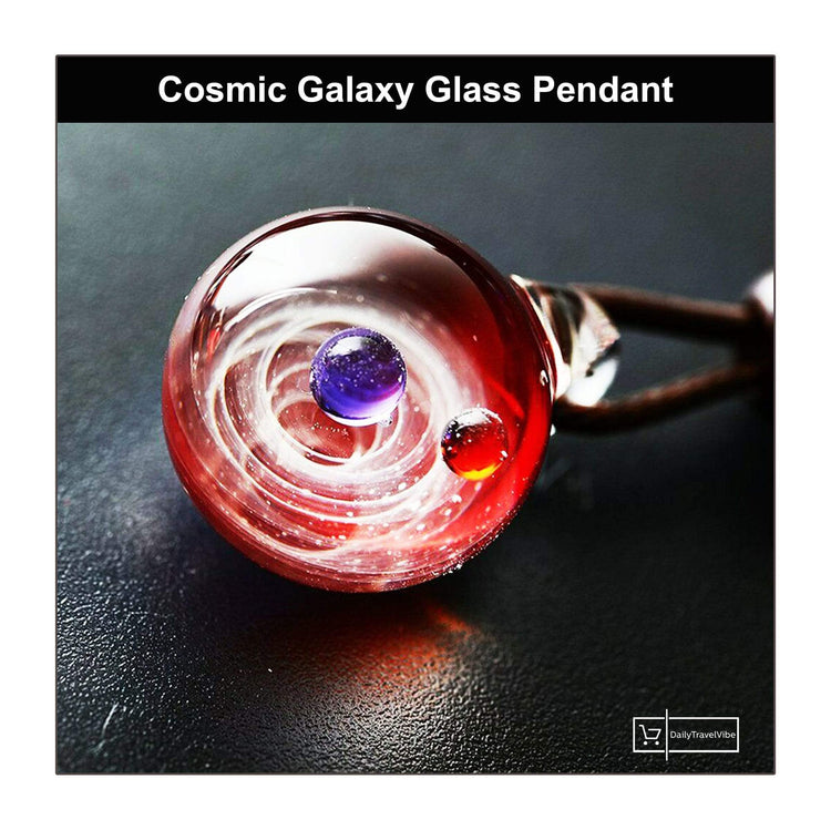 Cosmic Galaxy Glass Pendant