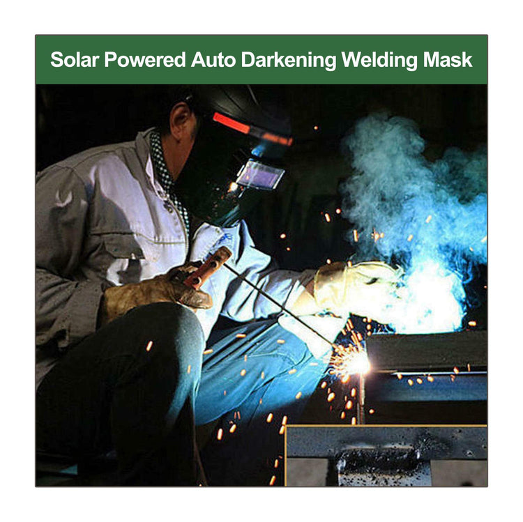 Solar Powered Auto Darkening Welding Mask