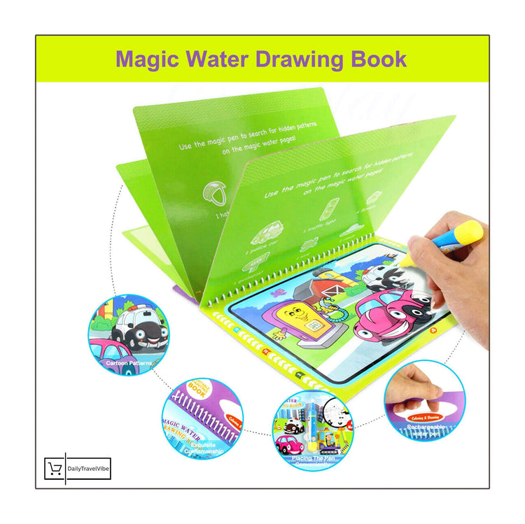 Magic Water Drawing Book