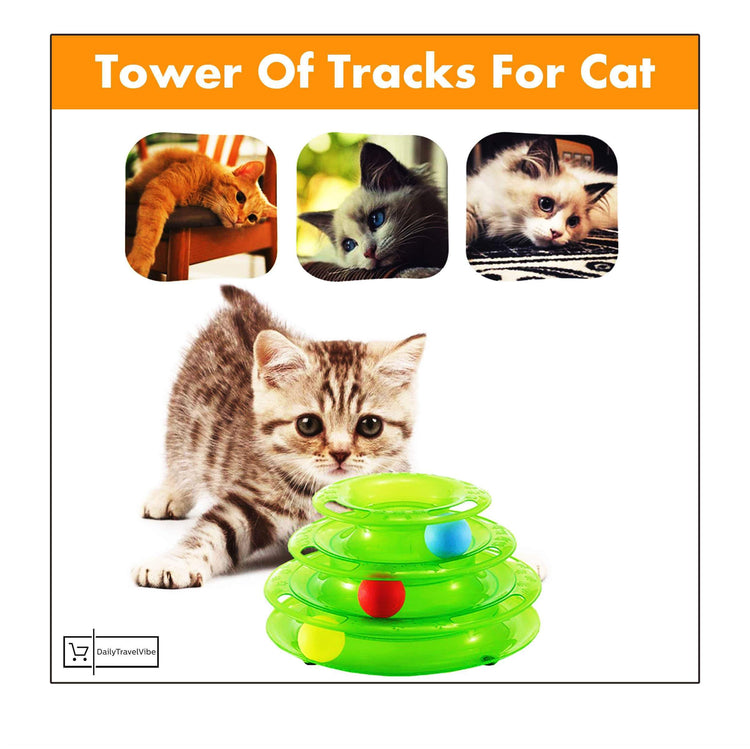 Tower Of Tracks For Cat