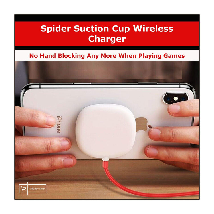 Spider Suction Cup Wireless Charger