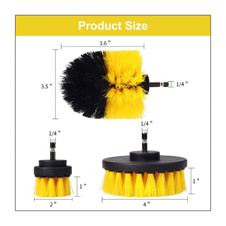 Power Scrubber Brush Set