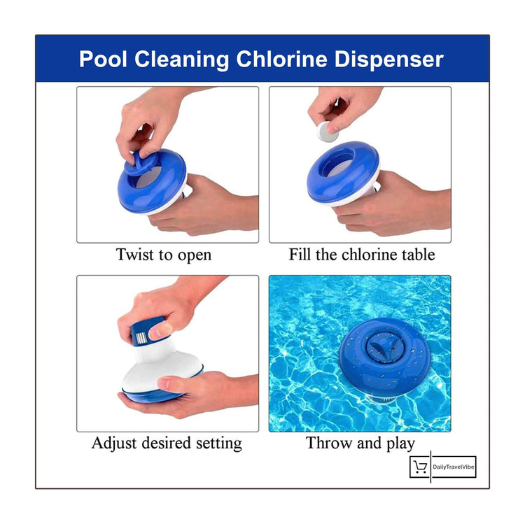 Pool Cleaning Chlorine Dispenser