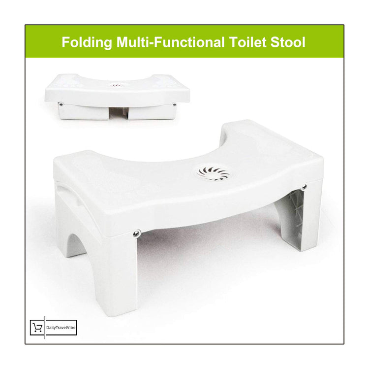 Folding Multi-Functional Toilet Stool