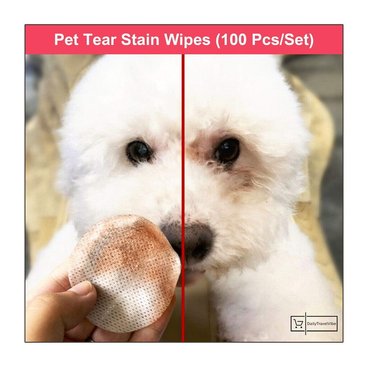 Pet Tear Stain Wipes (100 Pcs/Set)