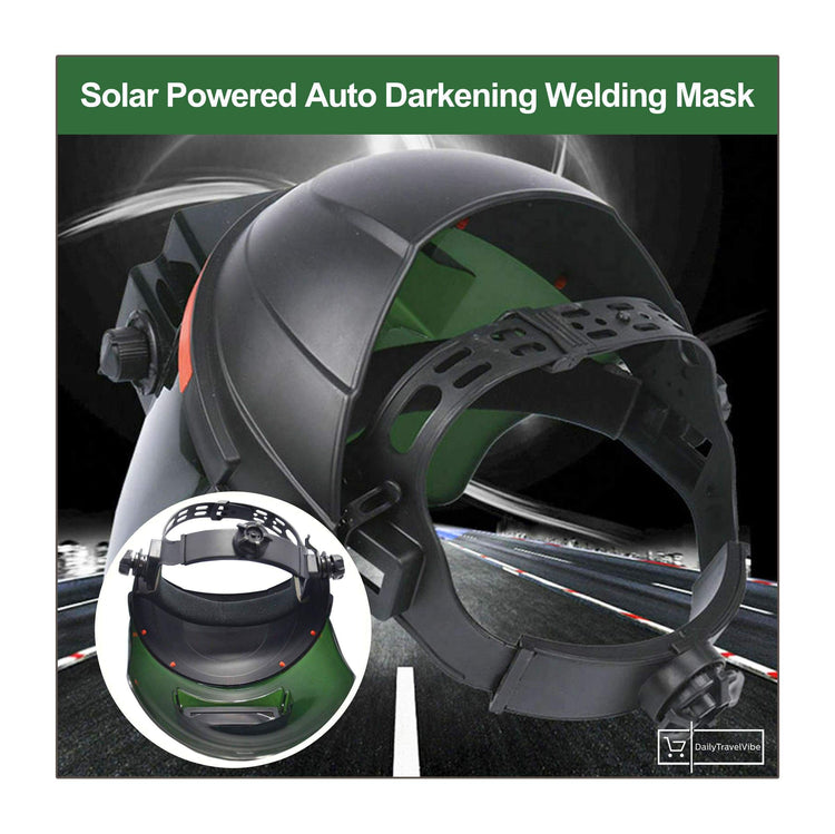 Solar Powered Auto Darkening Welding Mask