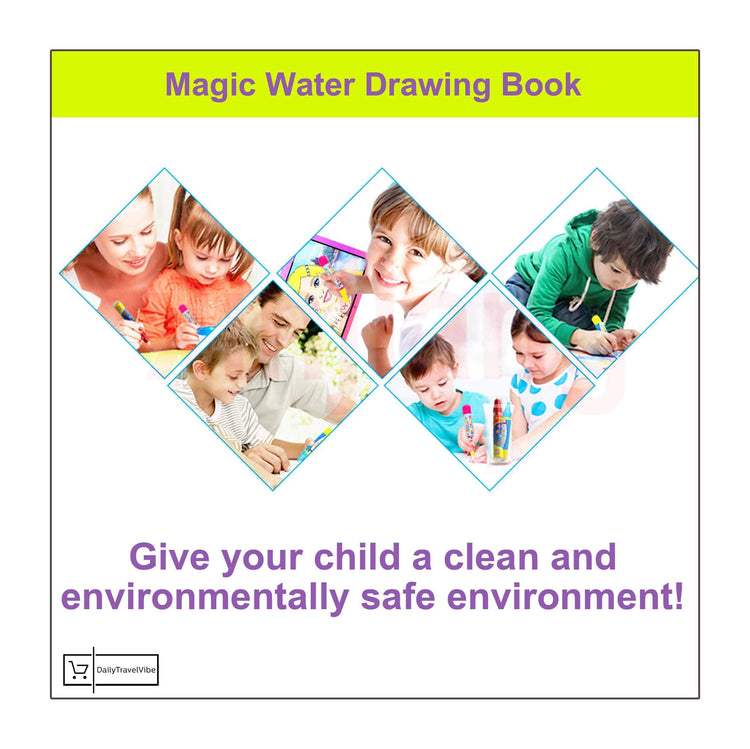 Magic Water Drawing Book