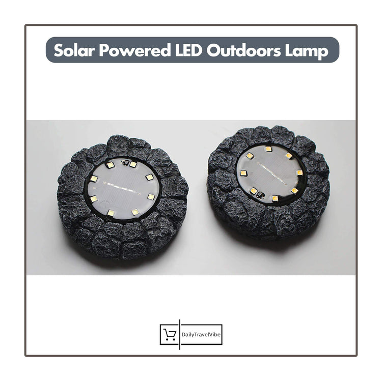 Solar Powered LED Outdoors Lamp