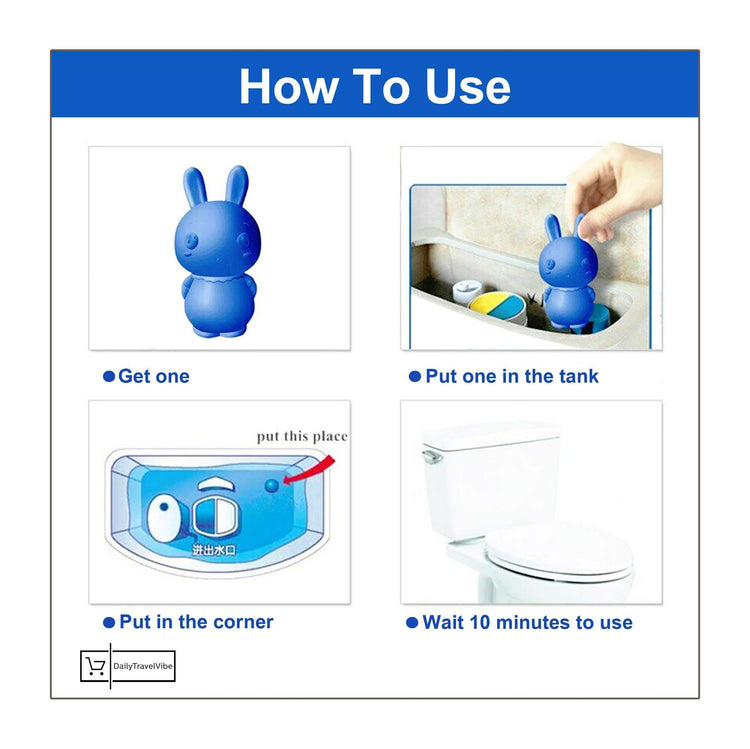 Automatic Rabbit Toilet Cleaner