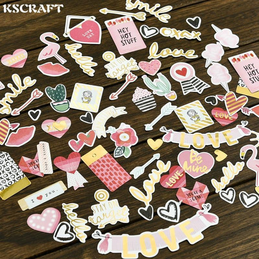 Love Sticker Decoration (70 Pieces/Set)