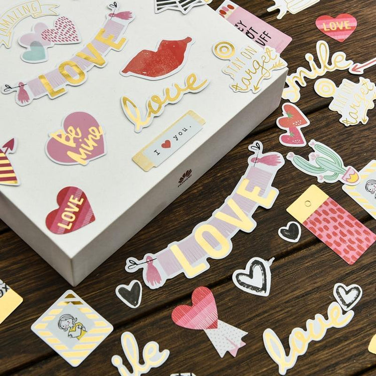 Love Sticker Decoration (70 Pieces/Set)
