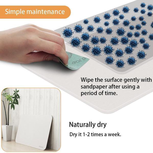 Quick-Drying Absorbent Bath Mat