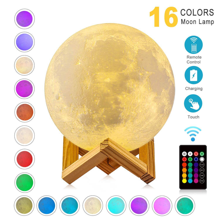 Starry moon lamp