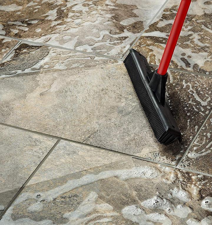 Telescopic Rubber Broom