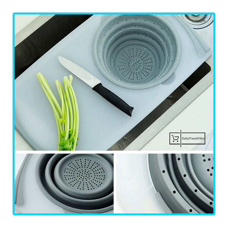 3 in 1 Multi-Functional Chopping Board