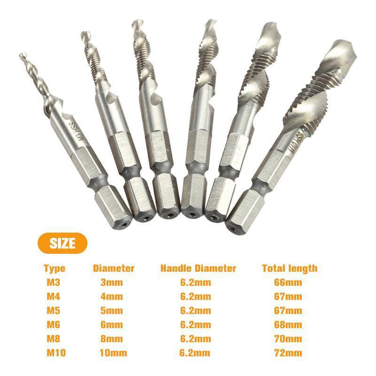 Composite Tap Drill Bit Set