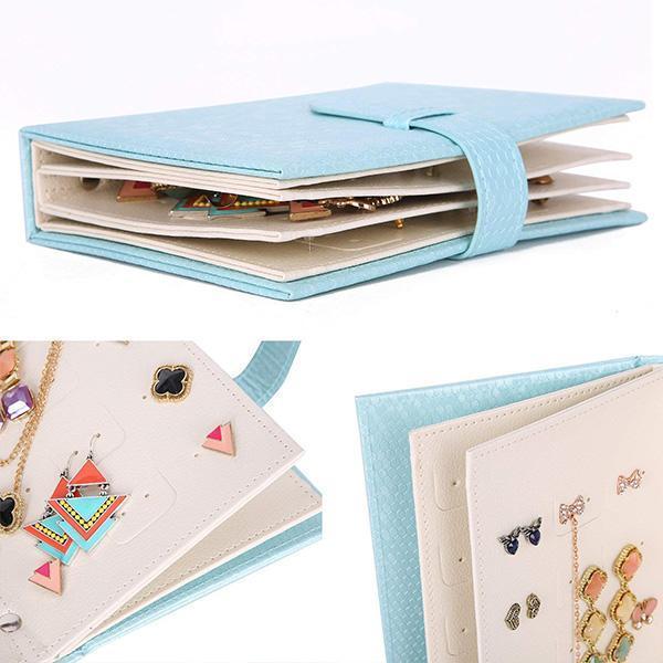 Portable Earrings Organizer Book