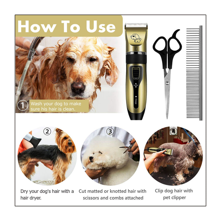 Low Noise Pet Hair Trimmer